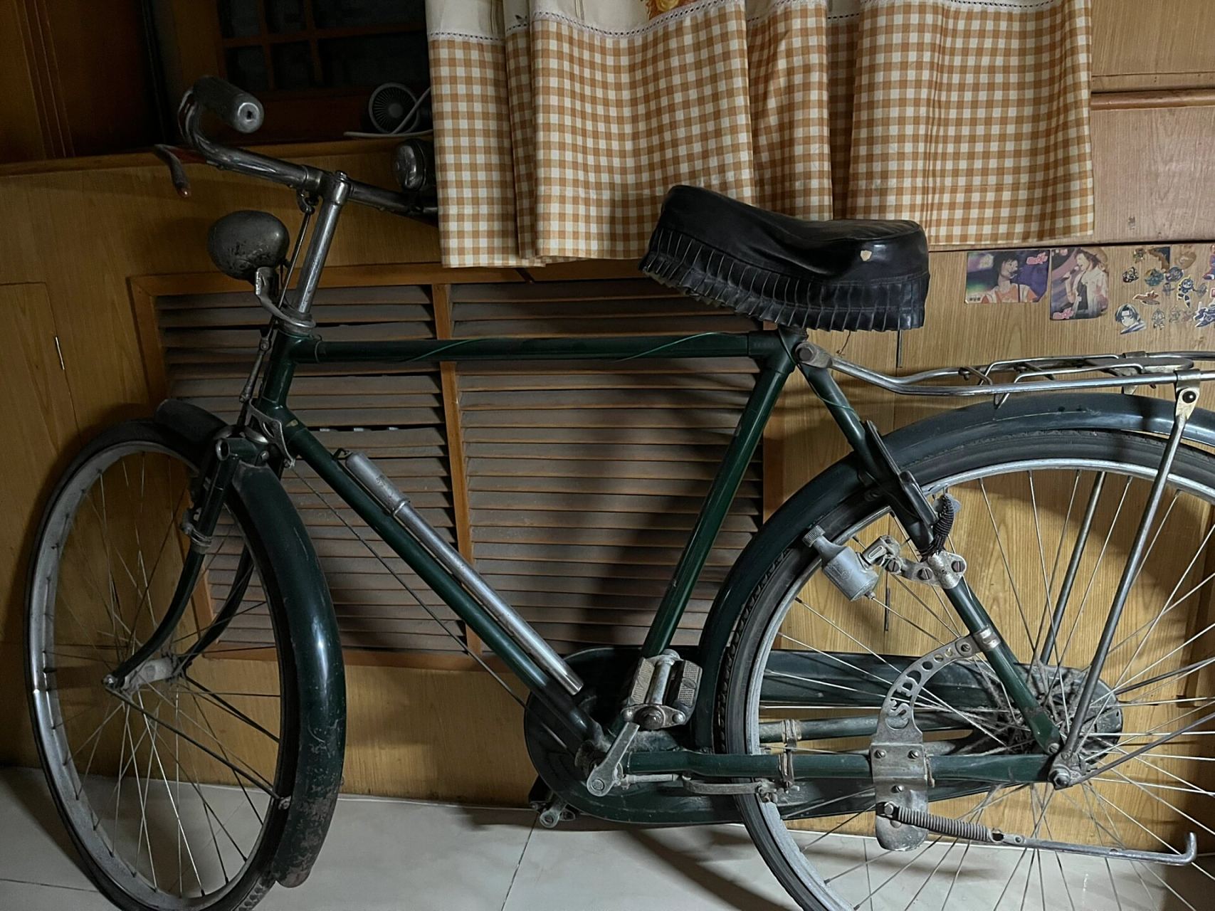 老牌自行车 有年代感的自行车