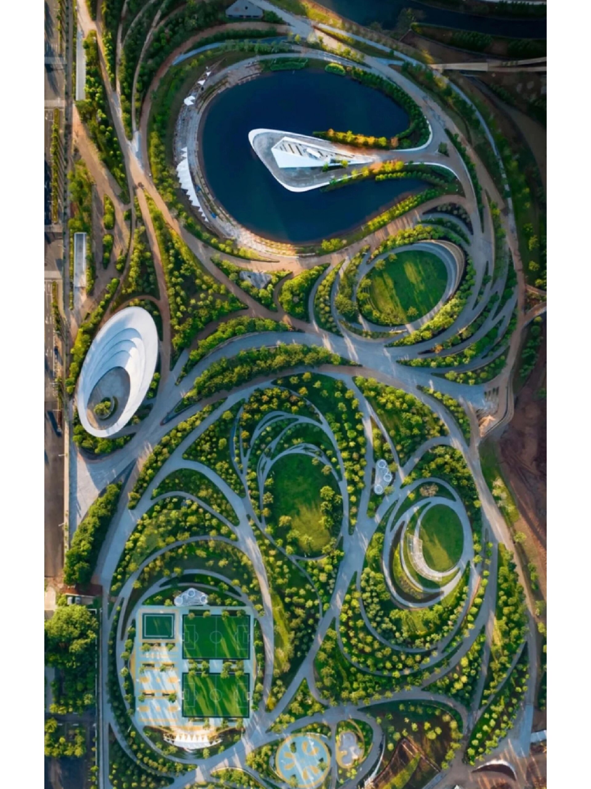 海口千亩中央公园 比万绿园还大