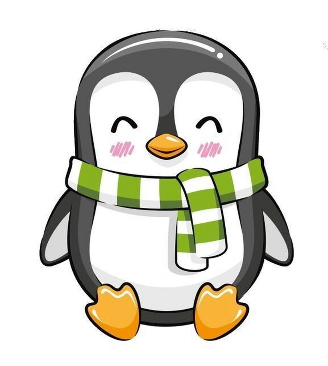 96你们要的q版企鹅绘画素材来了～96 分享一篇可爱的q版企鹅素材