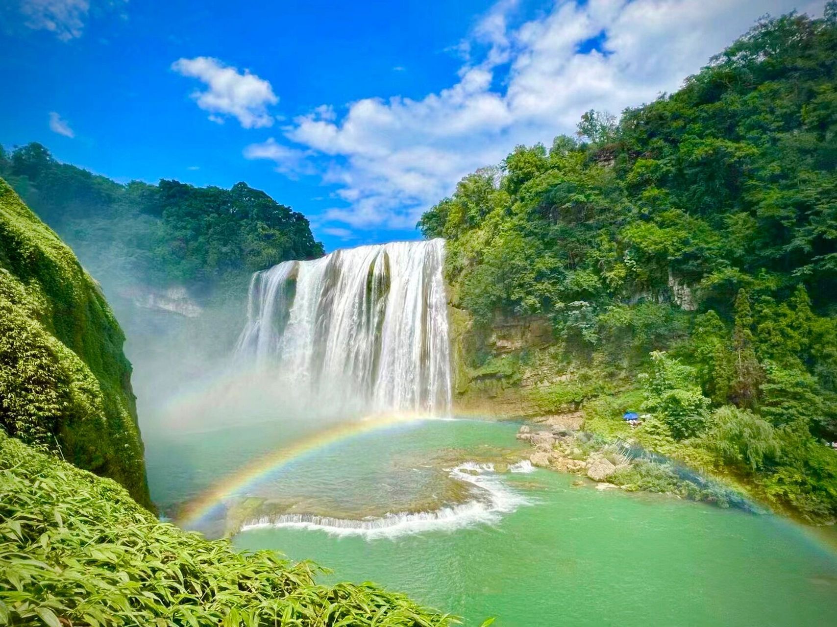 中国最美的瀑布 黄果树瀑布 黄果树瀑布的震撼和炫美,只有亲自来见识