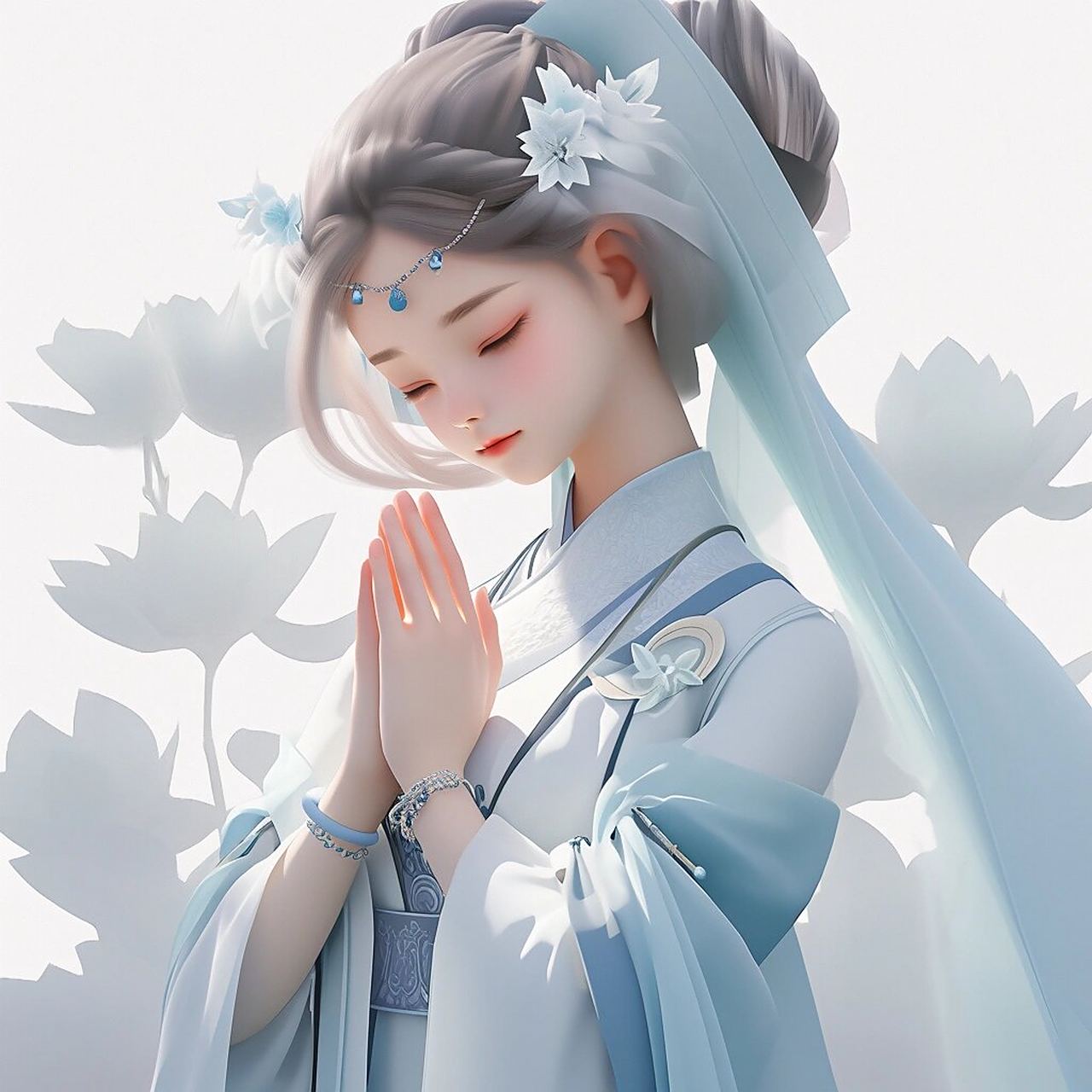 仙女头像 | 佛系女生 | 古风 | 禅风 人不快乐 是因为想要的太多 但心