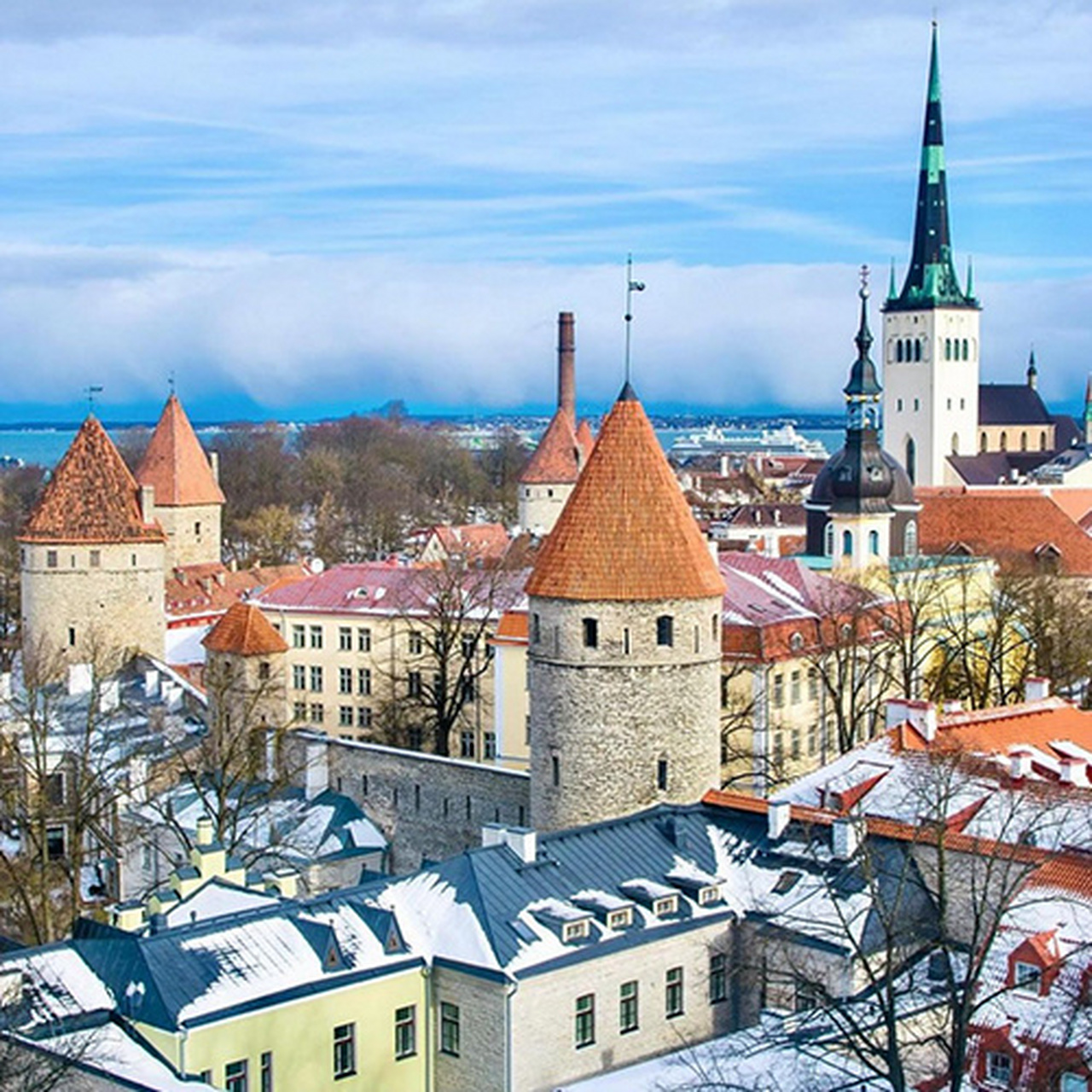 爱沙尼亚共和国首都和最大城市塔林,一眼就被那些建筑所吸引#记录旅行