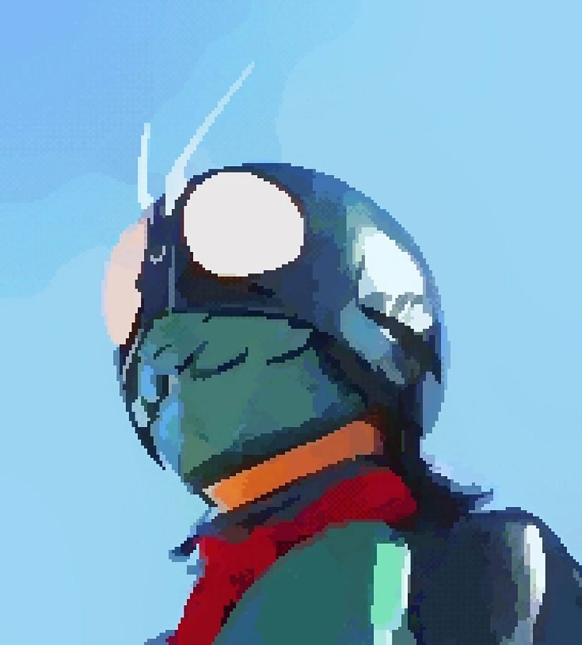 新假面骑士像素头像