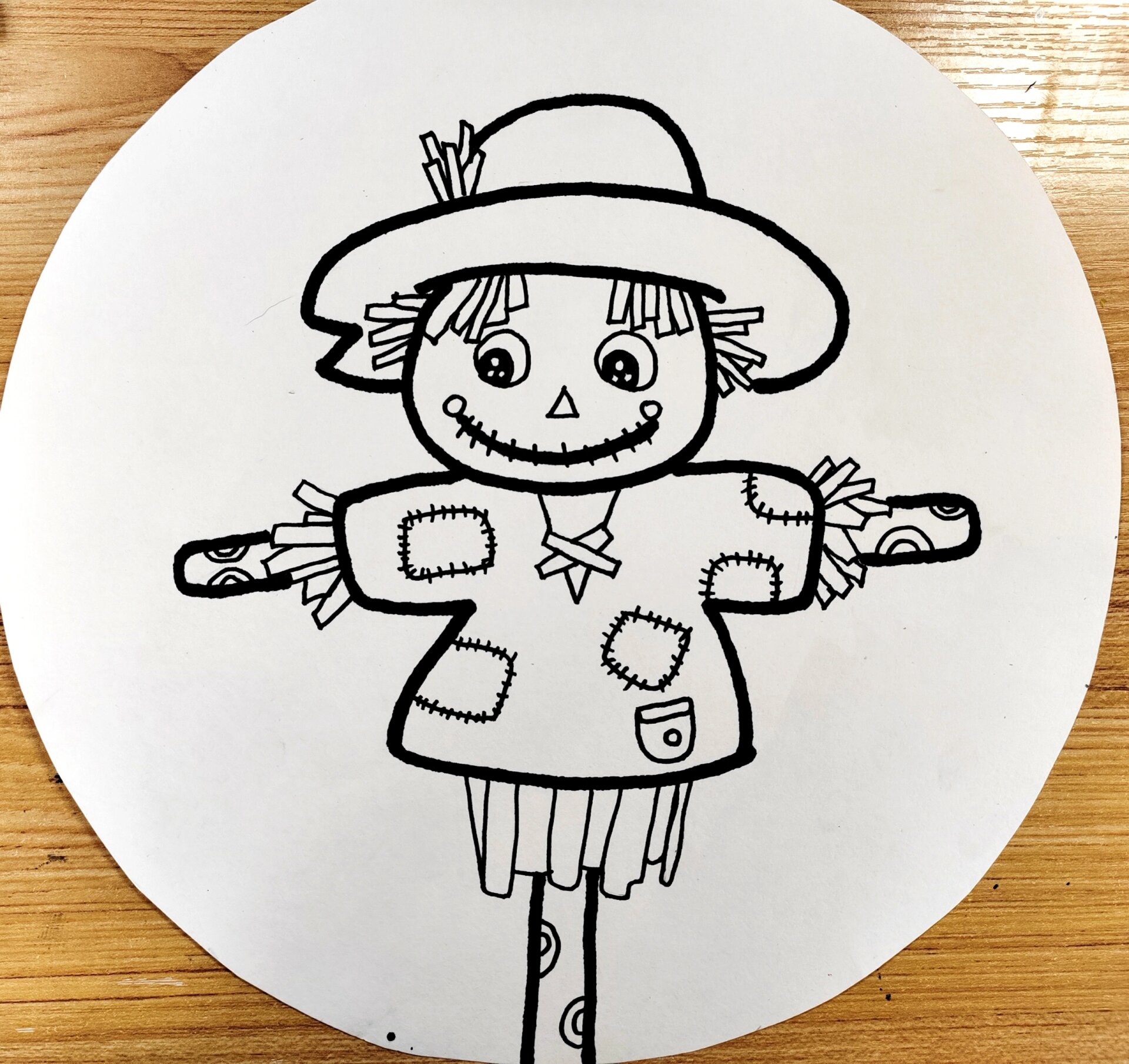 《稻草人》儿童画