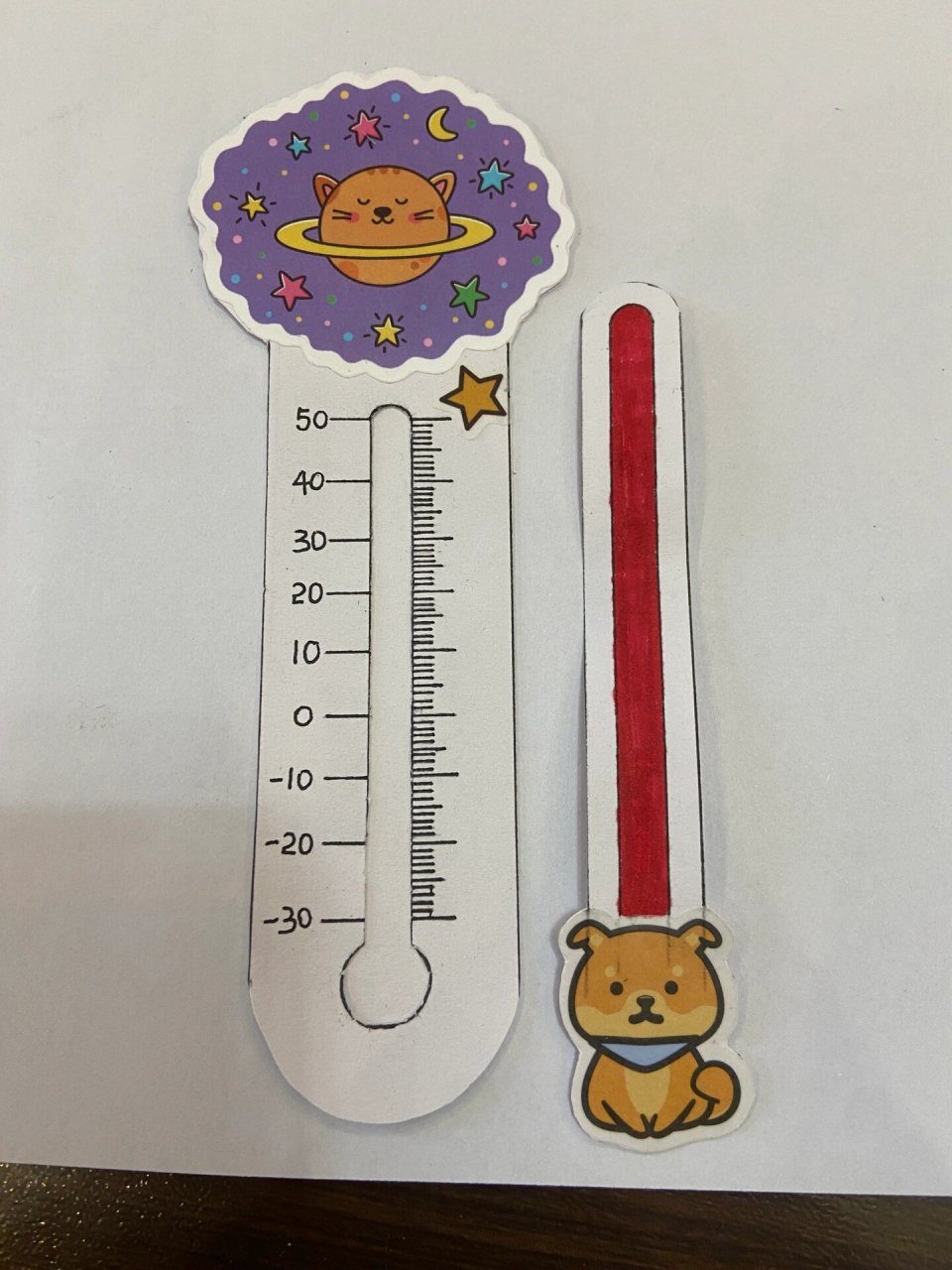 温度计手工制作