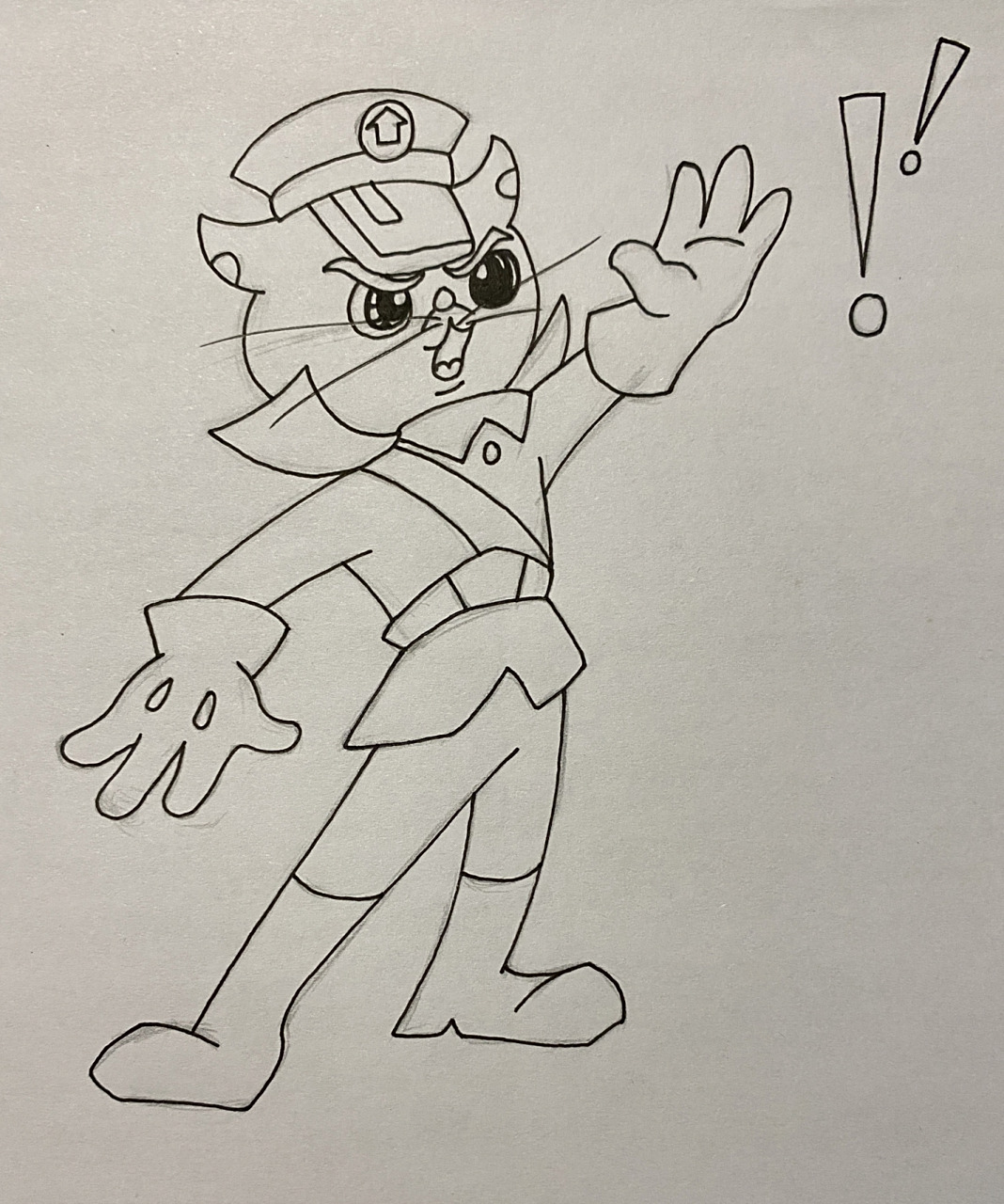 简笔画 临摹黑猫警长 附带步骤 没有醒不来的早晨,弄不懂的题目,熬不