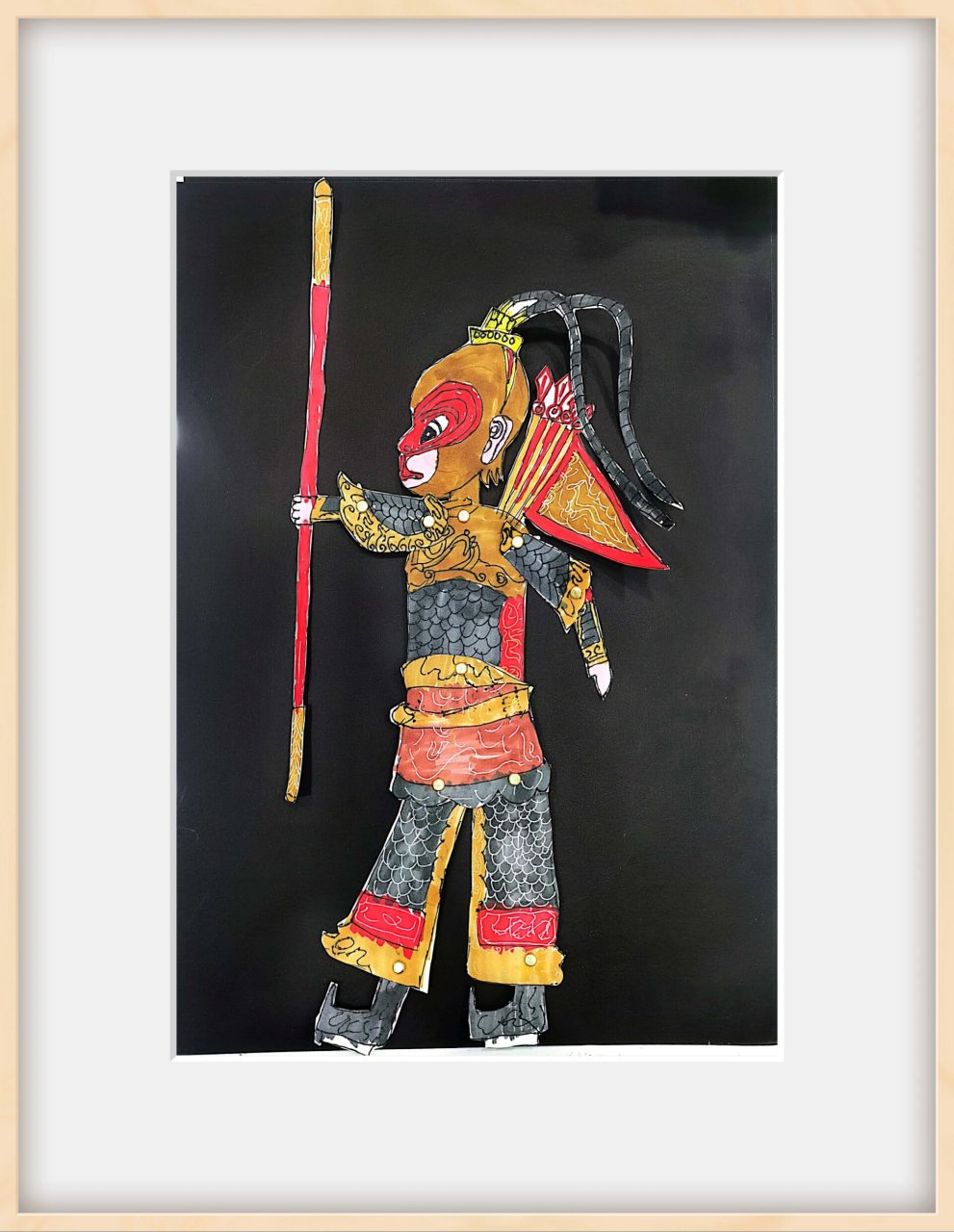 皮影戏之西游记～学生作品 今日课程:《皮影戏～西游记》 皮影戏