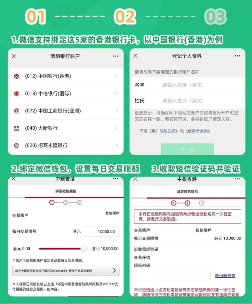 香港银行卡绑定内地# #香港银行卡# #微信如何绑定香港银行卡