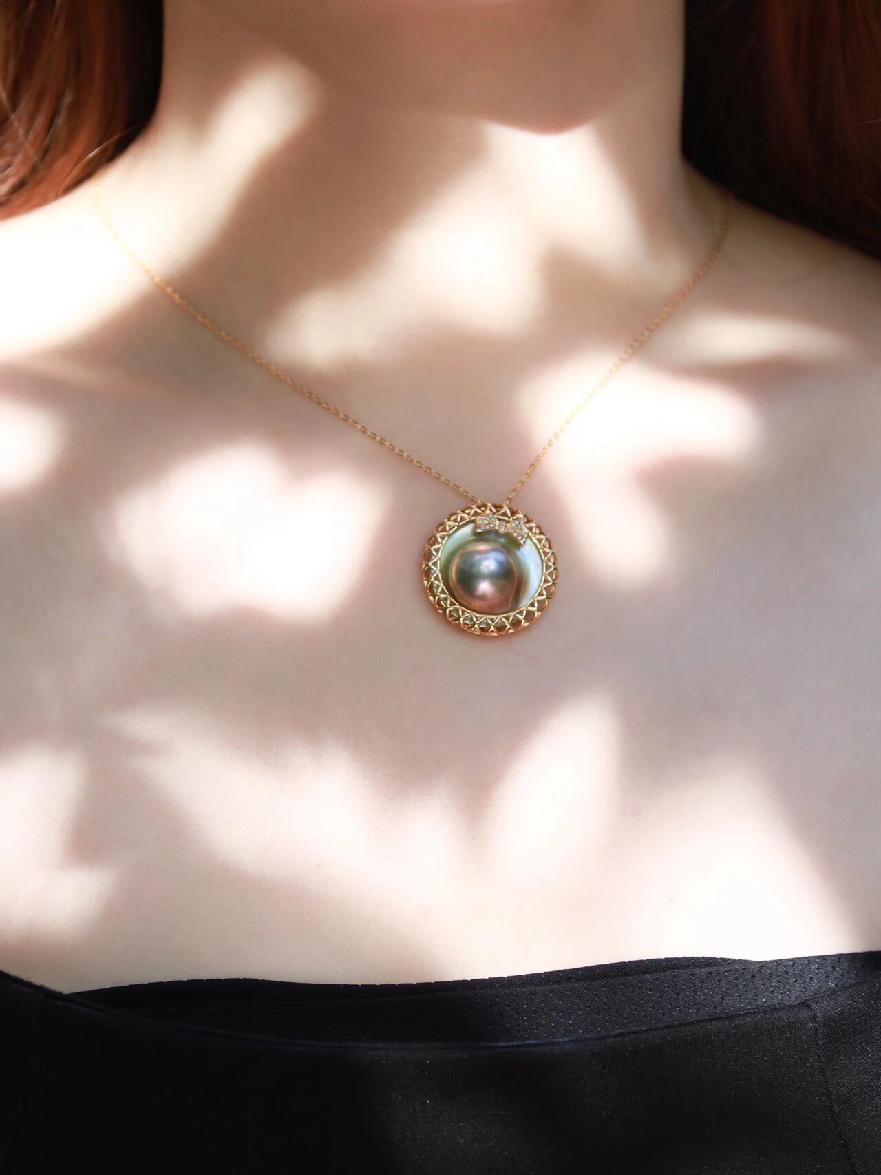 时髦珍珠马贝吊坠!高级感get 💕