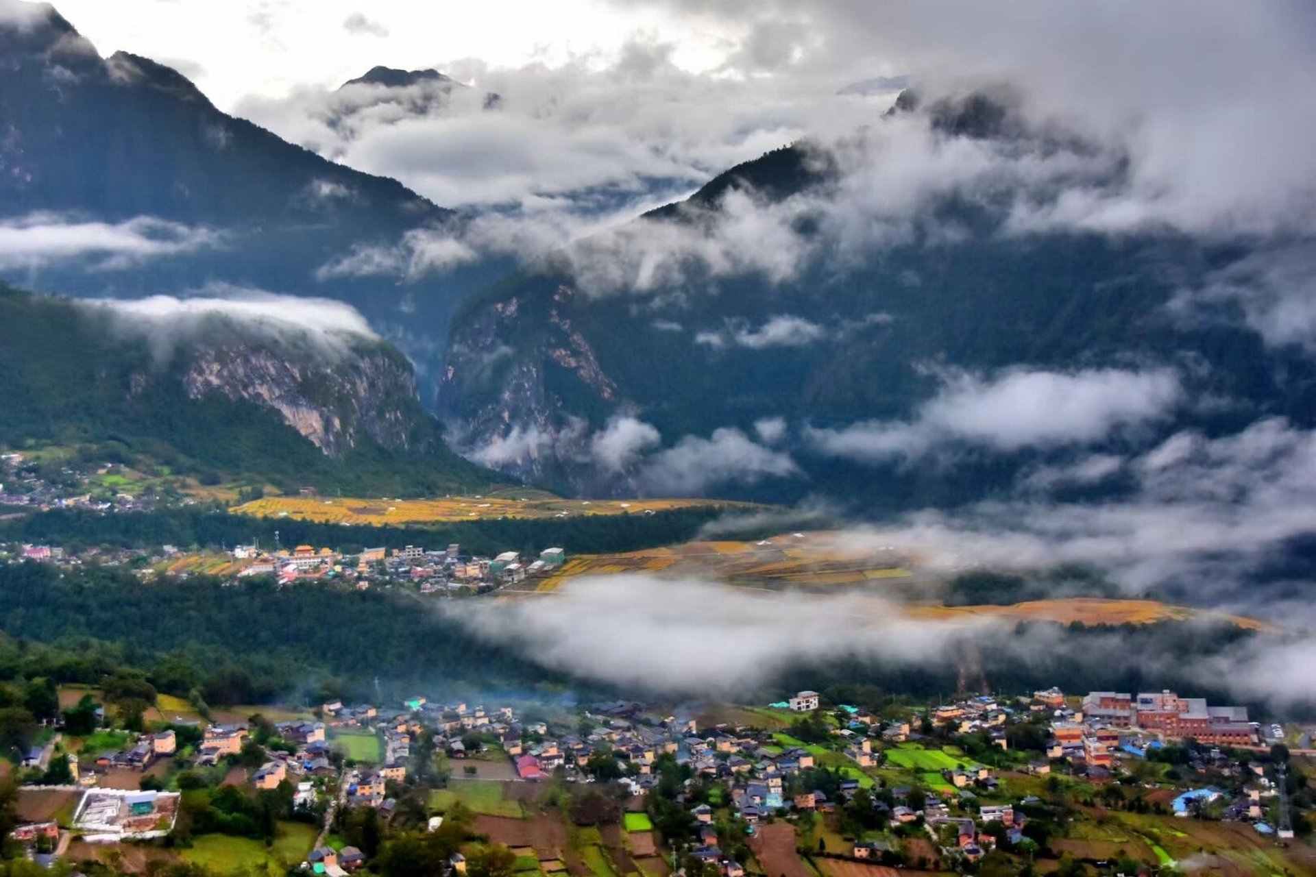 天境怒江,心灵呼吸的地方75丙中洛田园风光 天境怒江,心里呼吸的