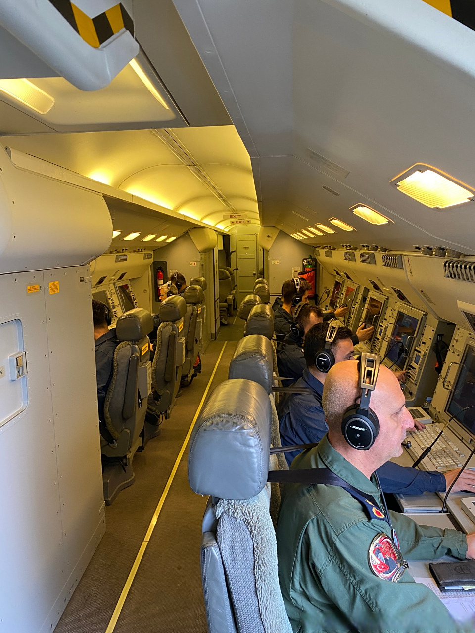 土耳其e-7a楔尾鹰预警机内部