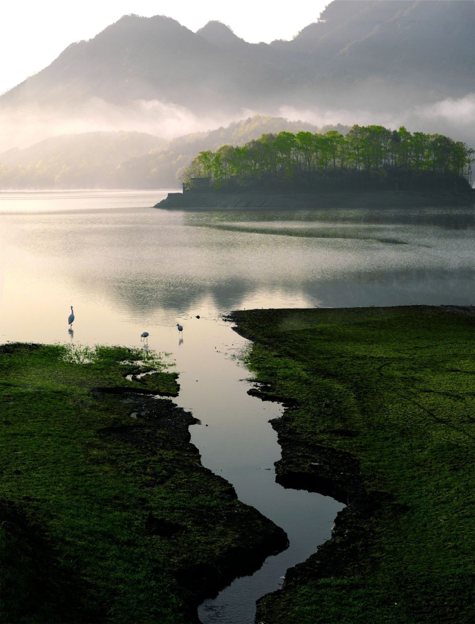 晓春烟渚 春风又绿江南