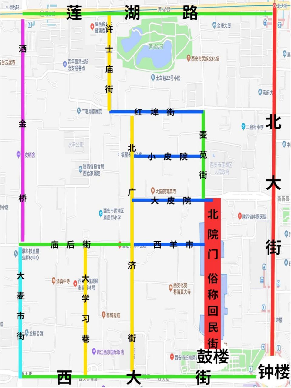 太原钟楼街位置图片