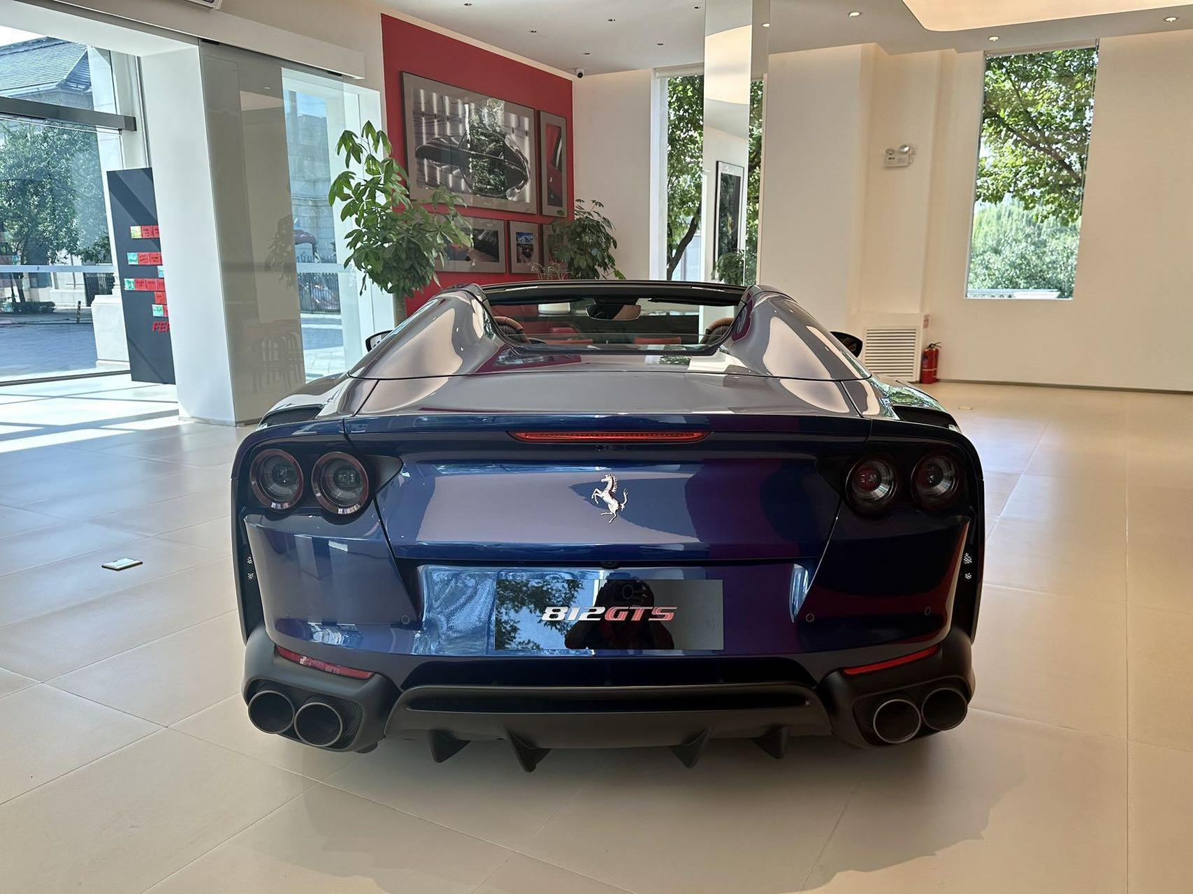 全新法拉利812gts,未上牌,未过户. (临牌有公里数)开一手户发票.