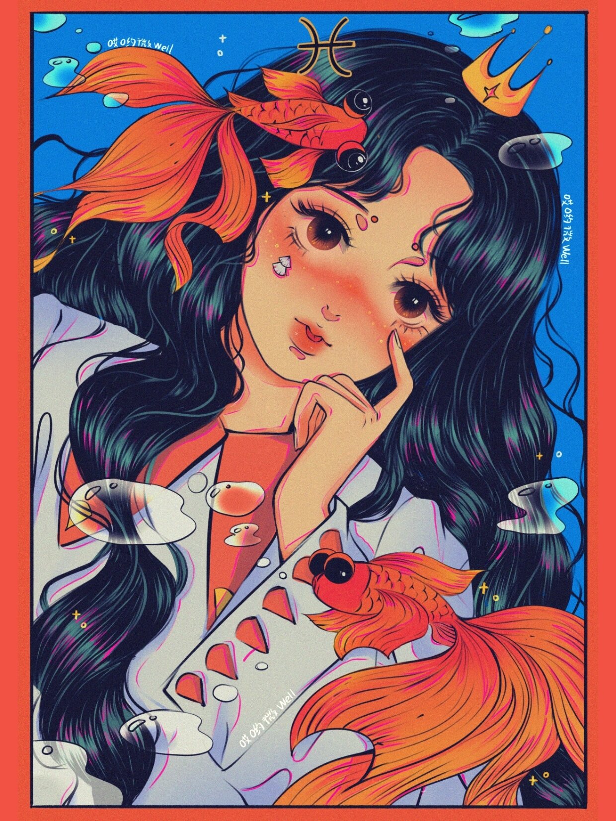 🌟十二星座系列第10张♓双鱼座♓步骤图