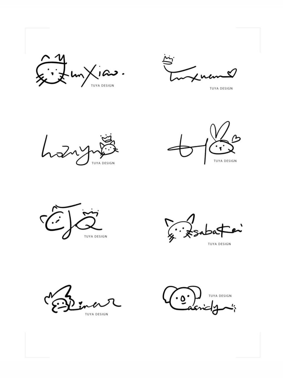 你留名我设计个性英文签名设计免费领取设计 #艺术签名设计# #个性