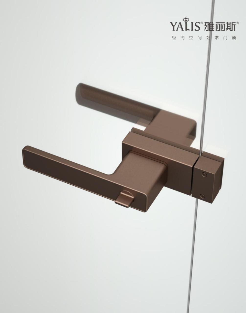 这款雅丽斯无框玻璃门锁,将为您的家增添一份高雅与品质.