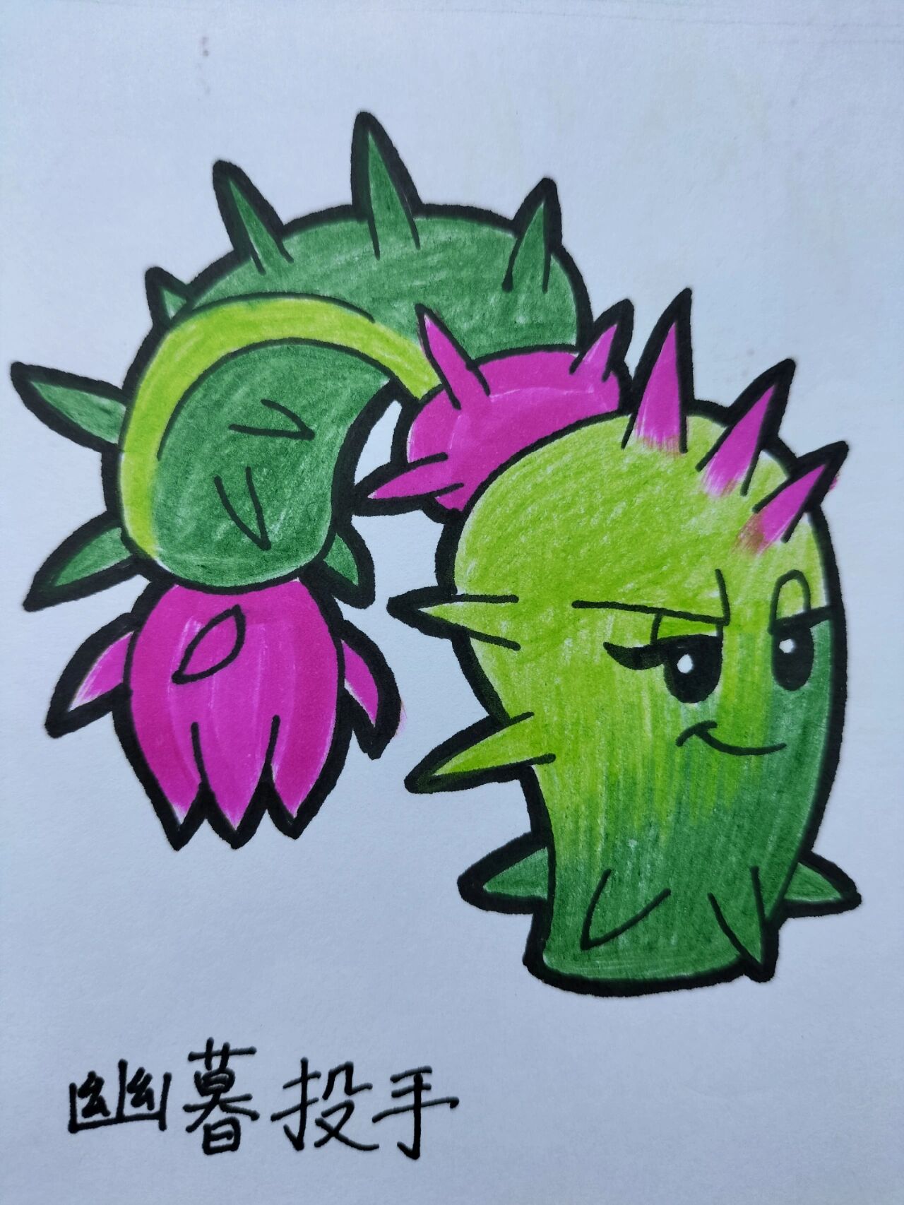 植物大战僵尸绘画 投手家族