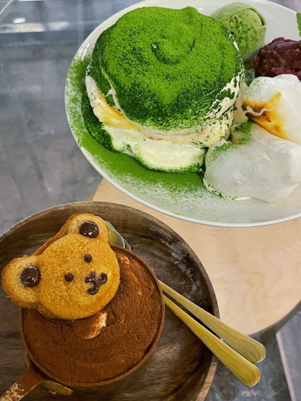 米仓绝对能算魔都松饼届的天花板之一97 盲点了新品抹茶松饼95一