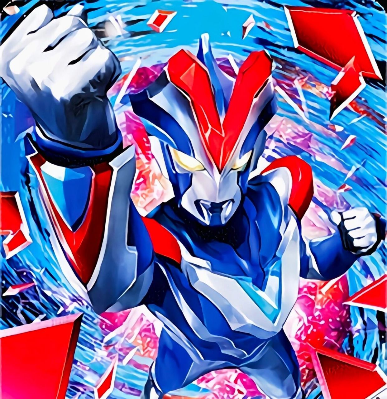 维克特利奥特曼壁纸第二弹:维克特利骑士形态 深爱着生命的澄澈心灵