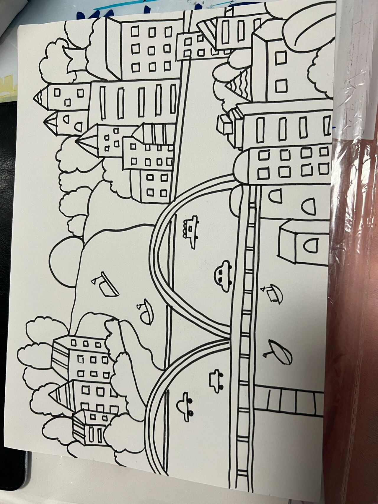 我的城市儿童画