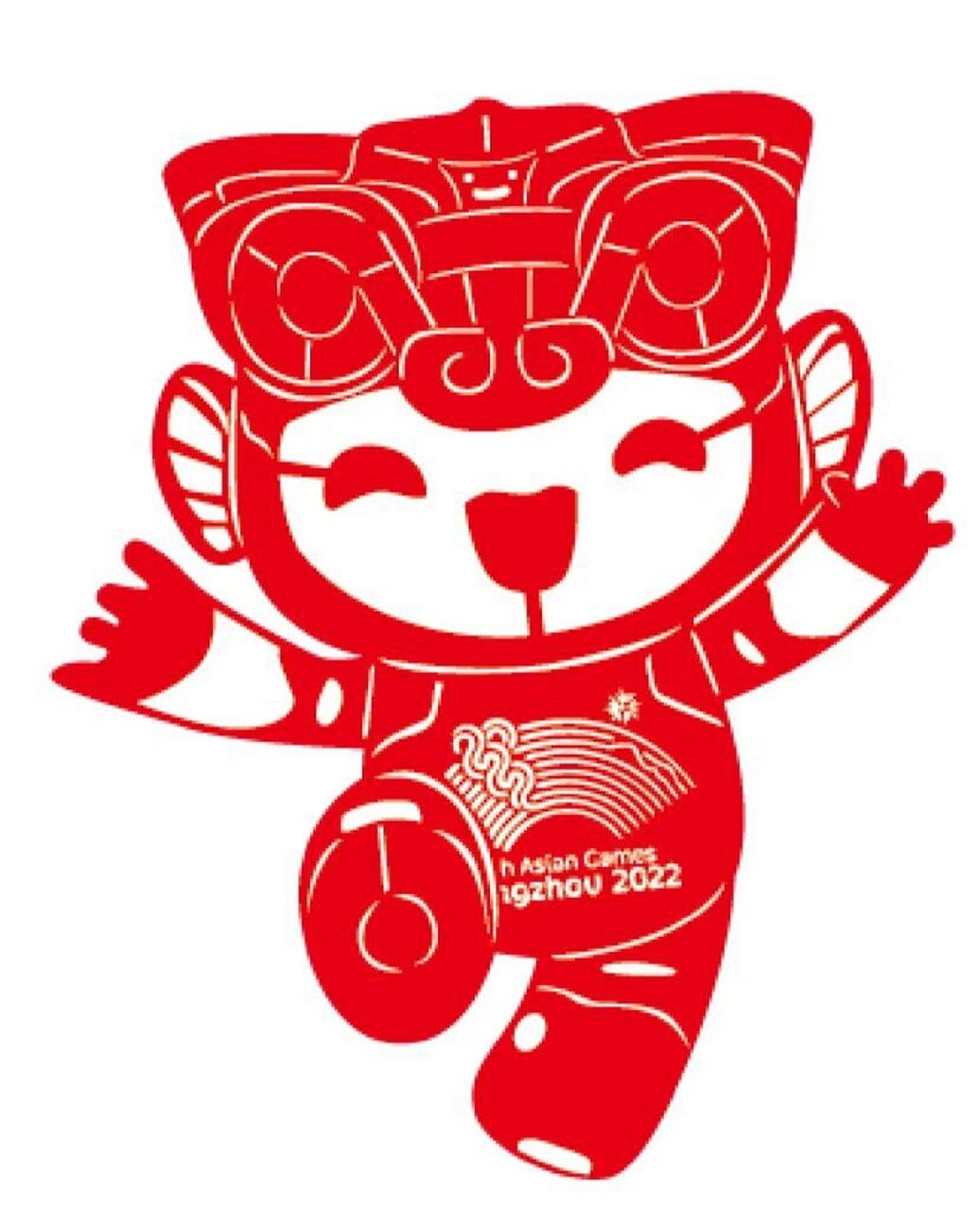 亚运会运动项目剪纸图片