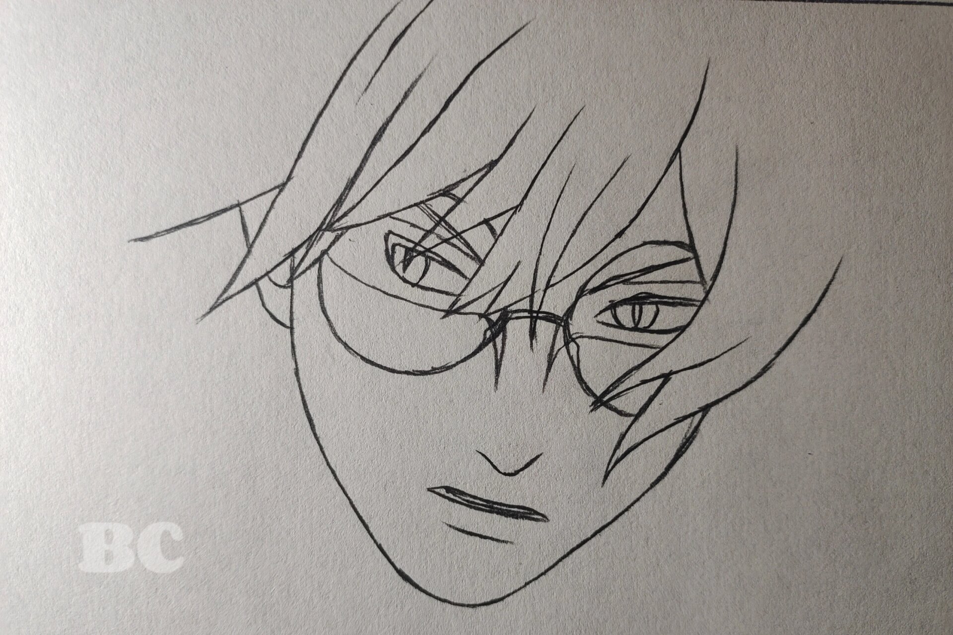 仙人兜绘画过程