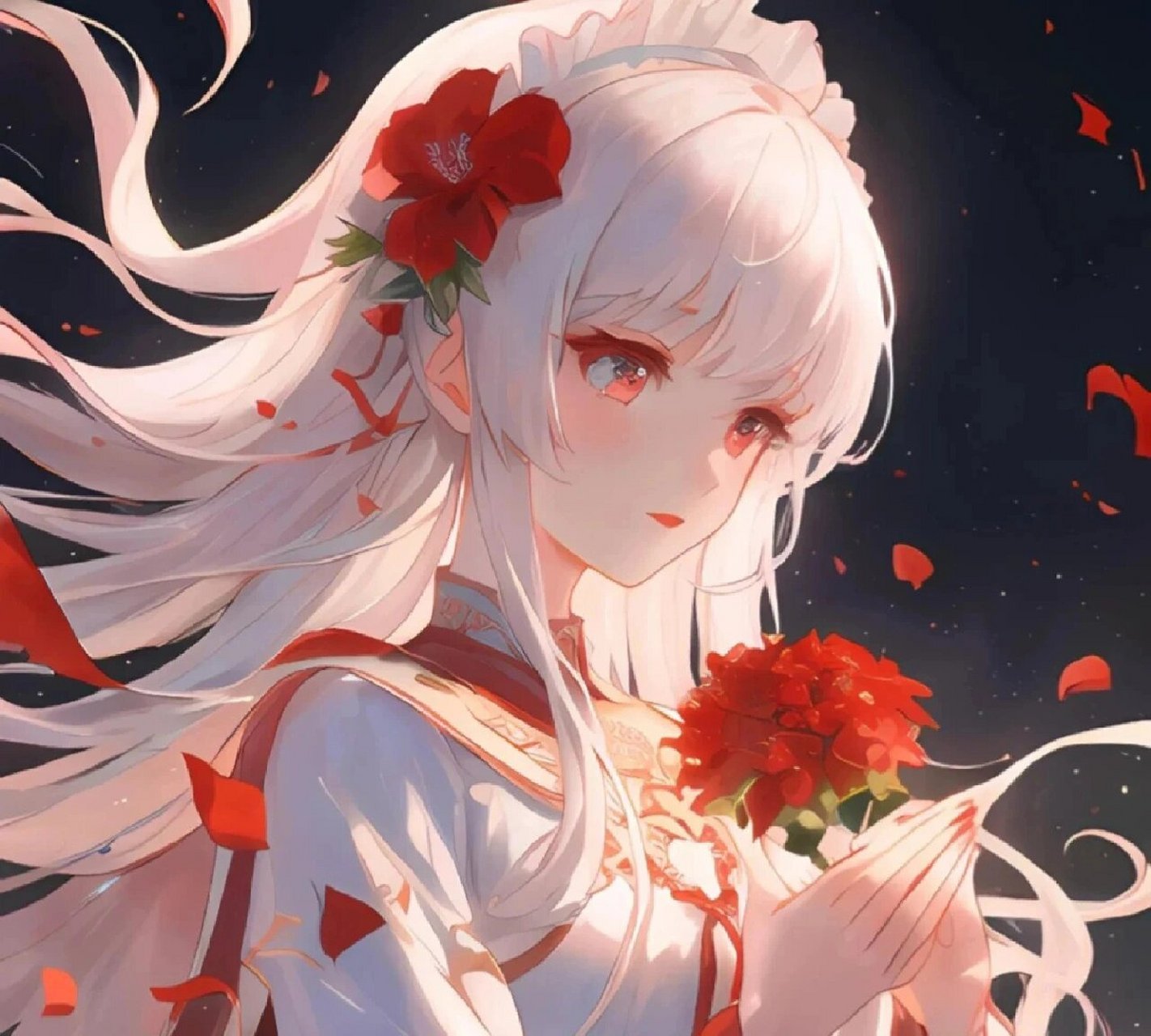 玫瑰和山茶花头像