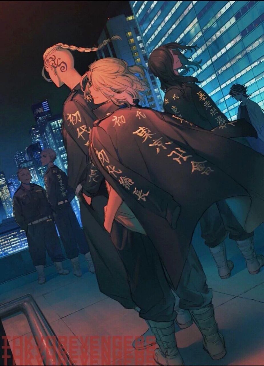 东卍初代六人全家福来啦,一张比一张帅哎99 他们不只存在在漫画里