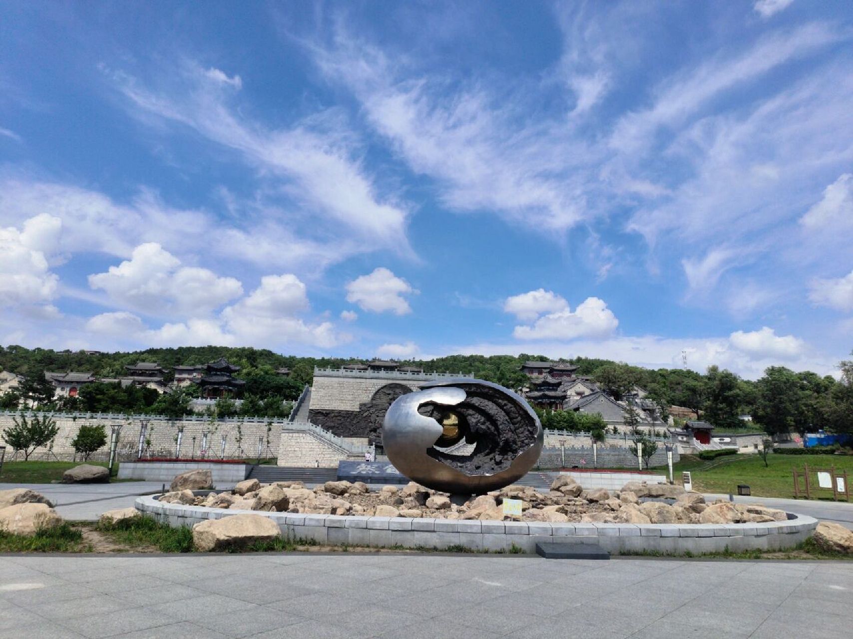 一日游 玄天岭 吉林市炮台山真的很有意义,很大,是个大公园,炮台山