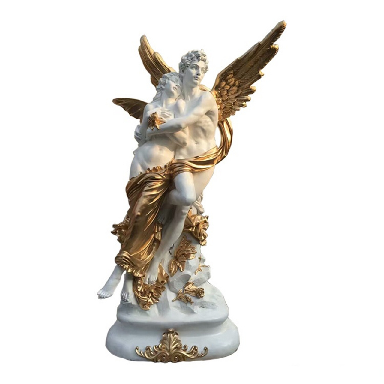 爱神# #爱神雕塑# #玻璃钢雕塑# "爱神"雕塑是一尊弯腰伸向对方双手