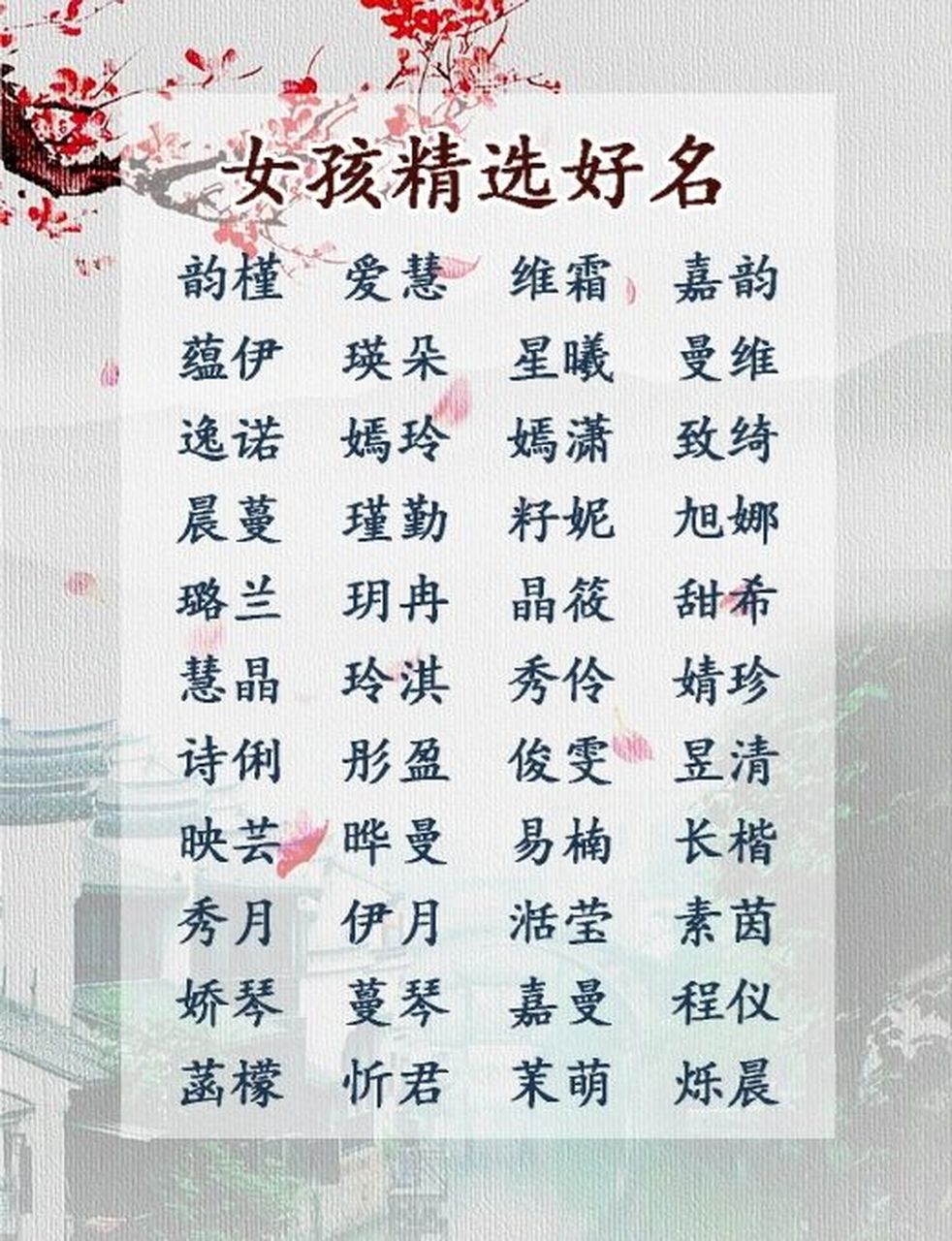 二画字最吉祥女孩名字图片