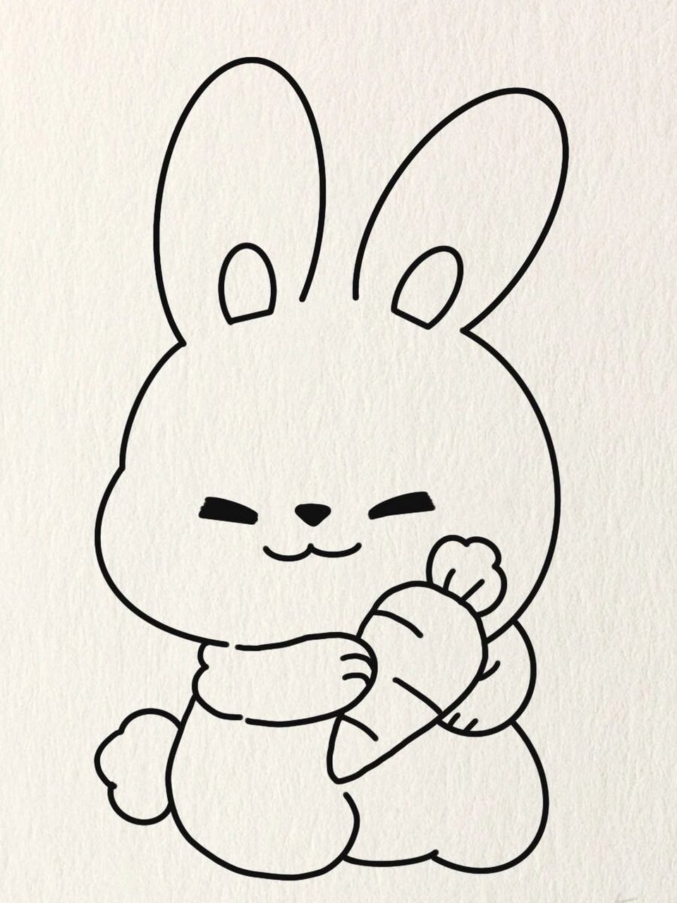 兔子怎么画 92简笔画兔子教程来啦,一起动手试试吧!