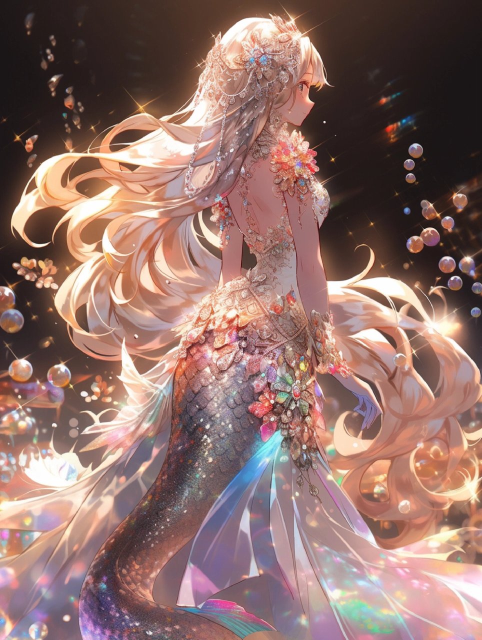 美人鱼公主0669♀15 9图头像壁纸