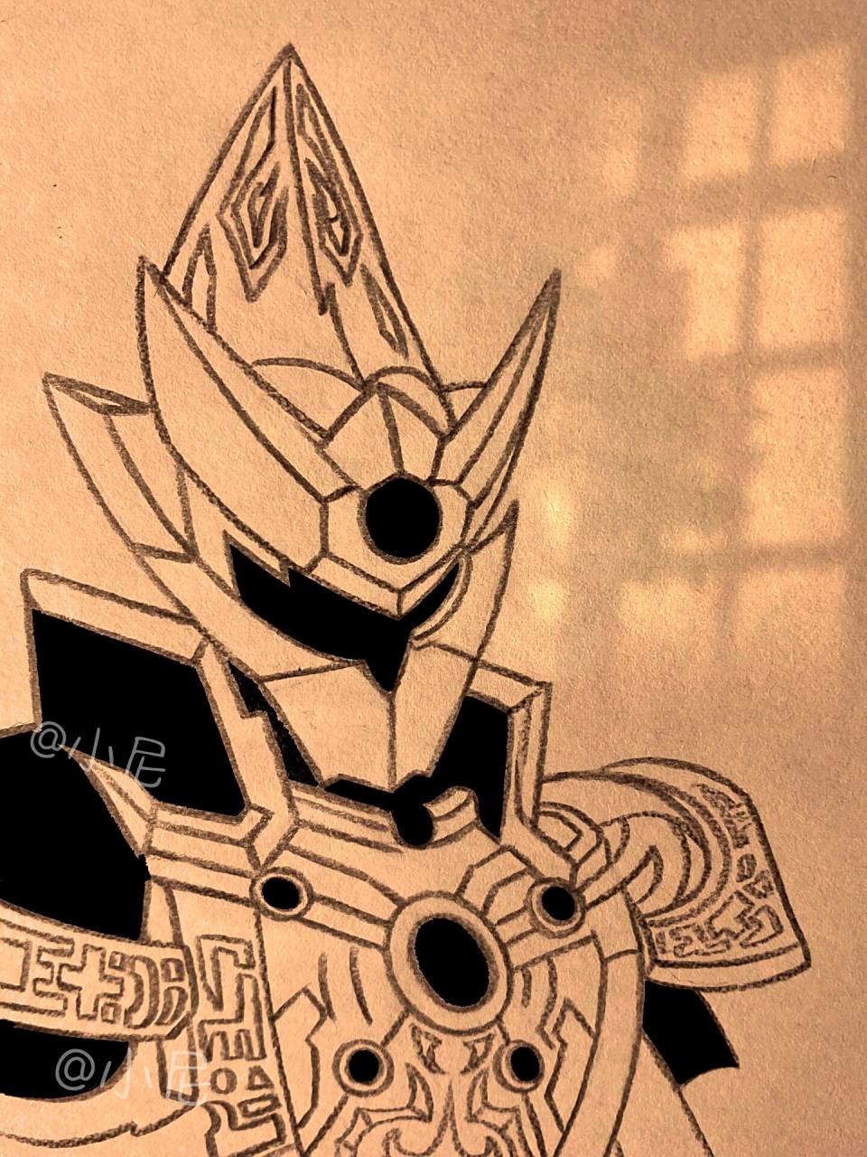 教你画铠甲勇士 铠甲勇士绘画教程