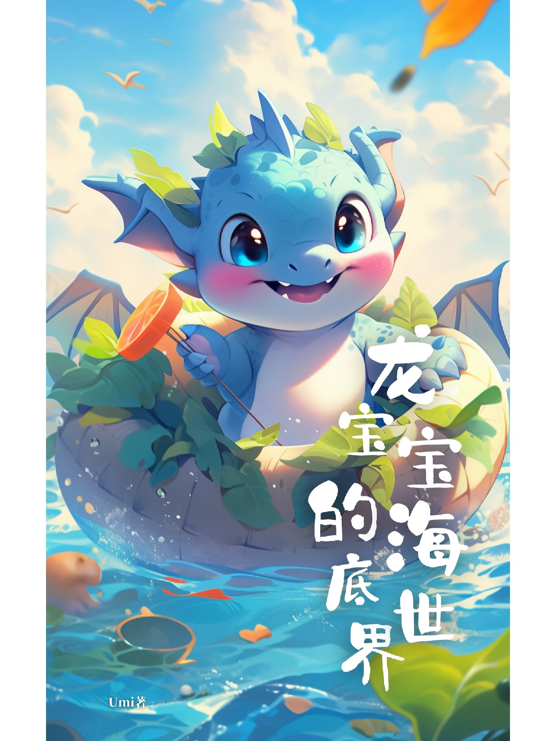自制儿童绘本:《龙宝宝的海底世界》