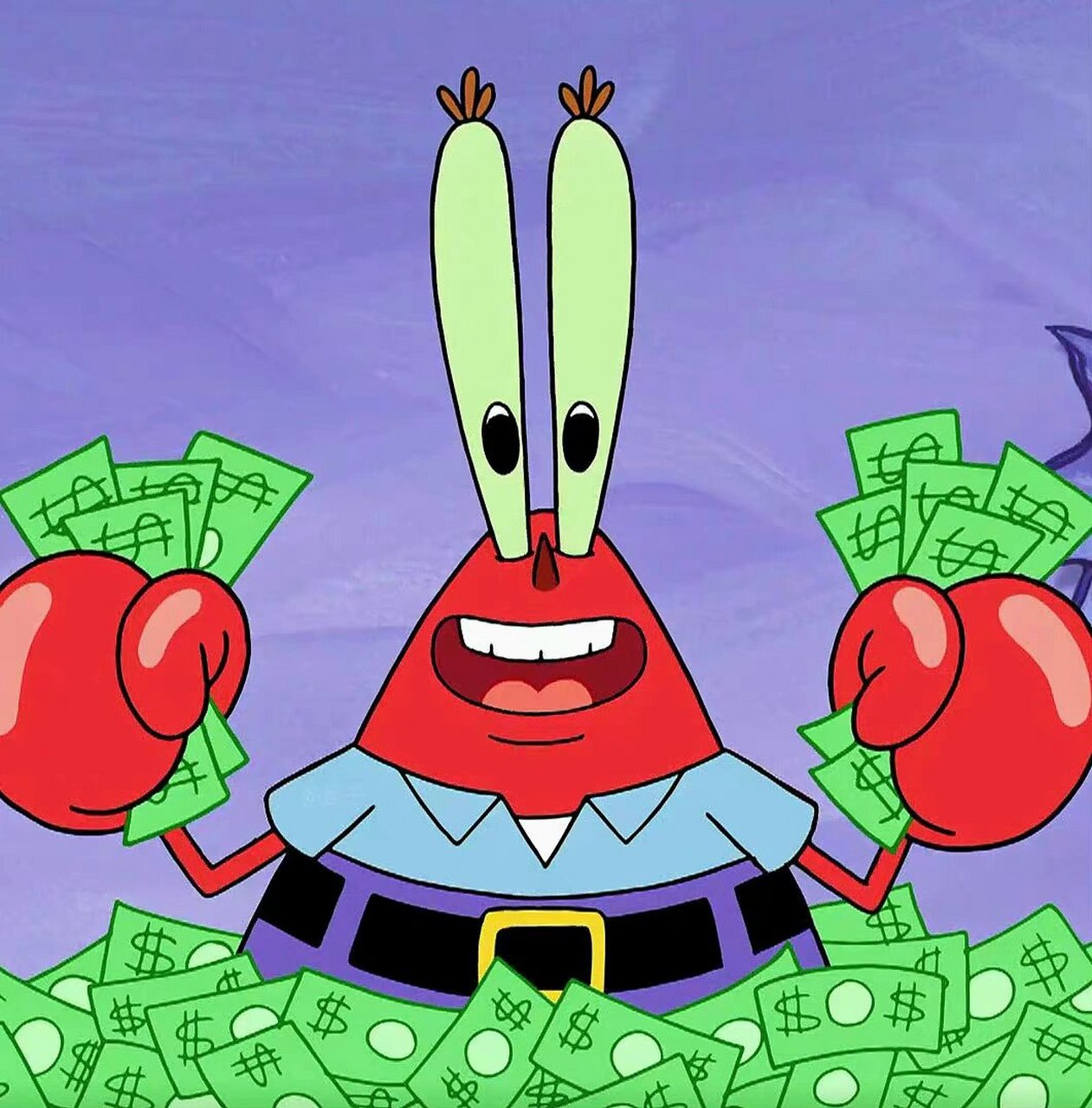 蟹老板 头像 表情图 你也能像蟹老板一样暴富有钱!