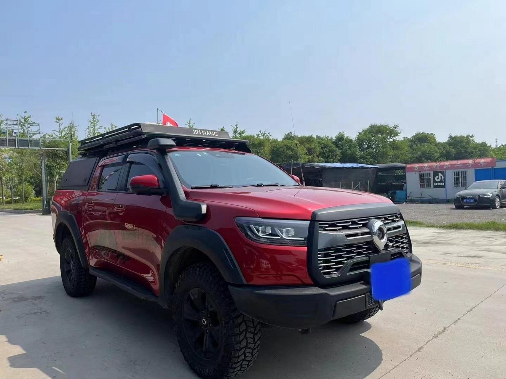 长城炮四驱越野版 改装清单:四条新轮胎,沙溪减震,前后杠,运良平台