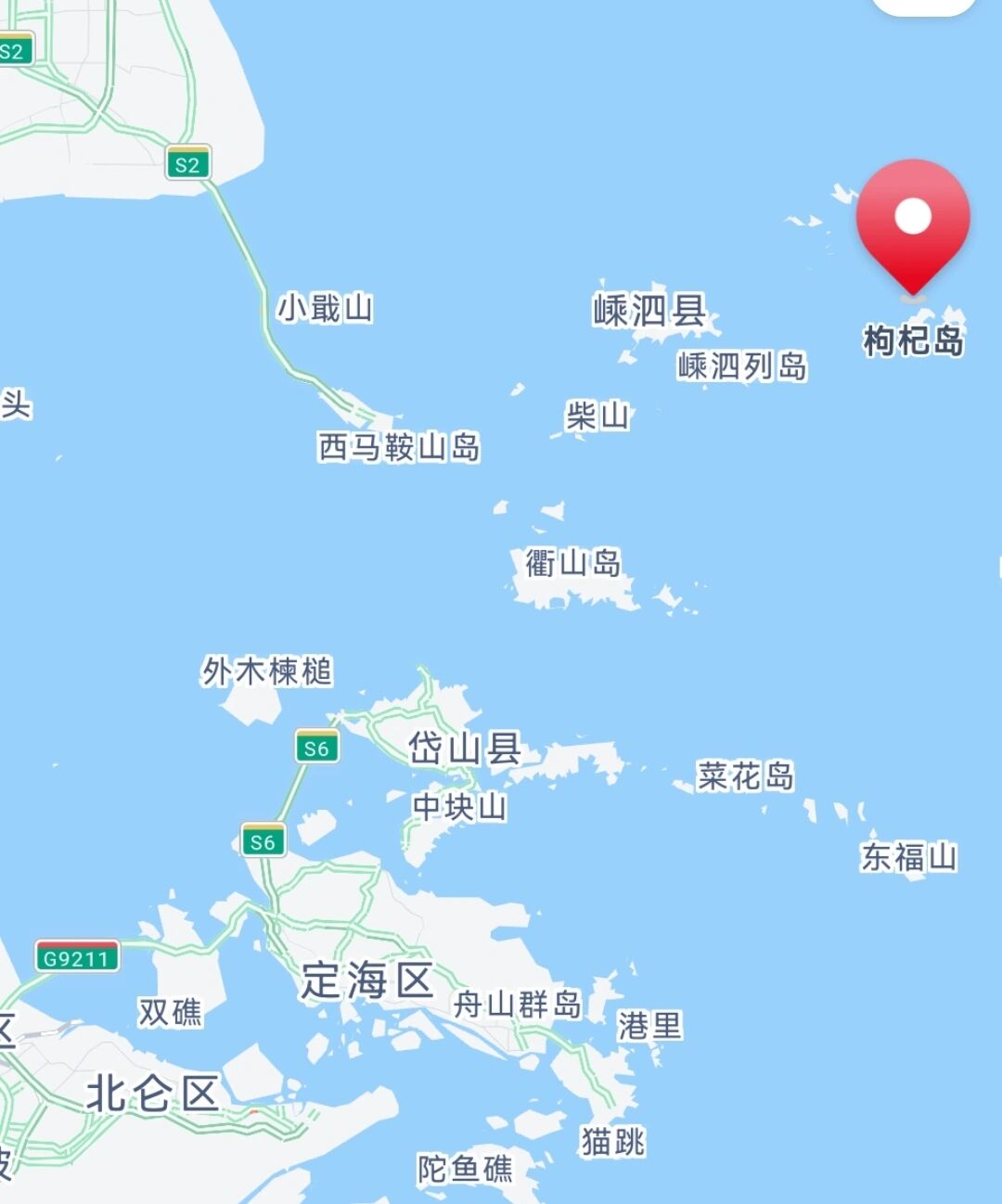 枸杞岛景点地图图片