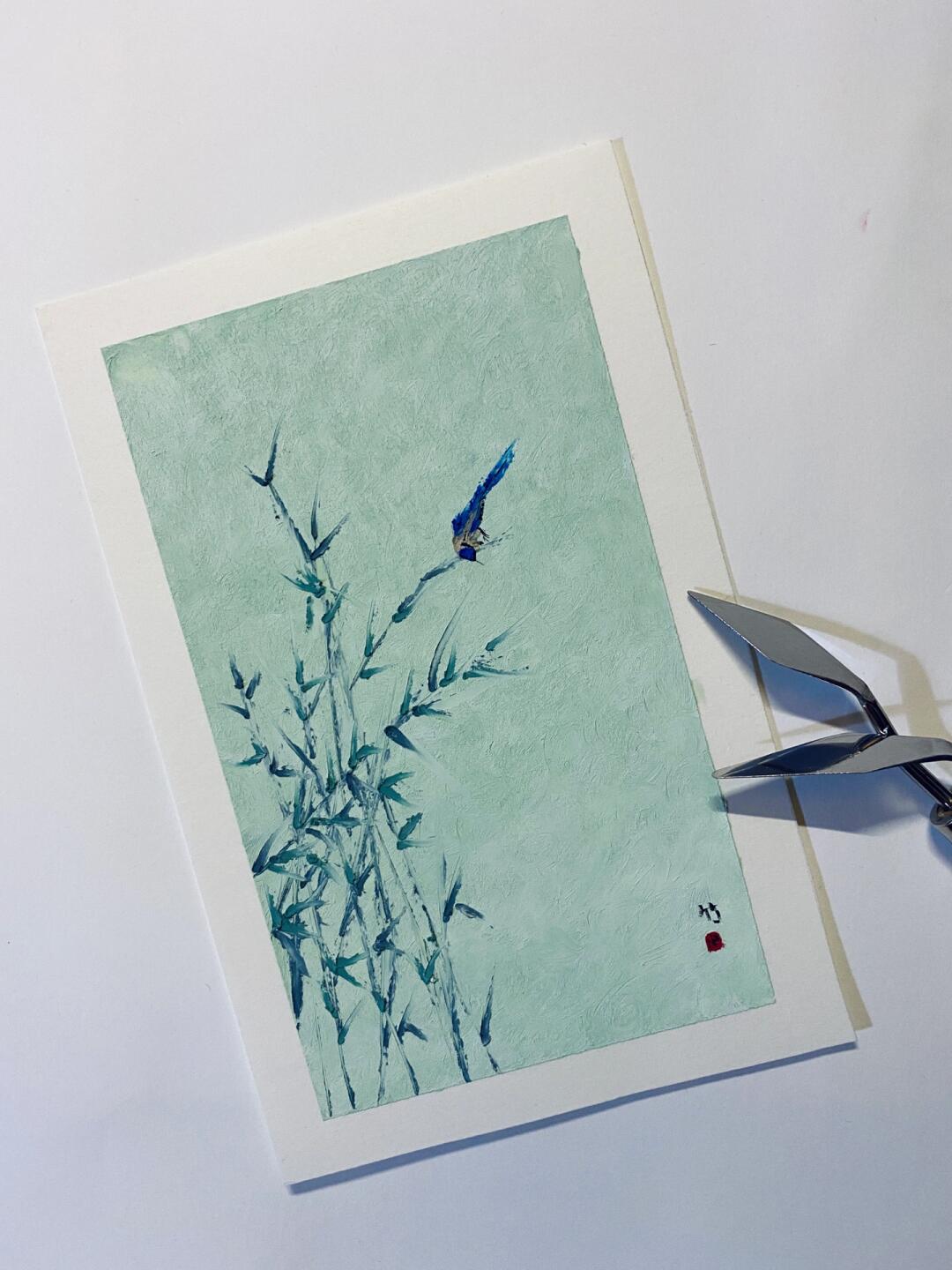 油画棒|国风·竹