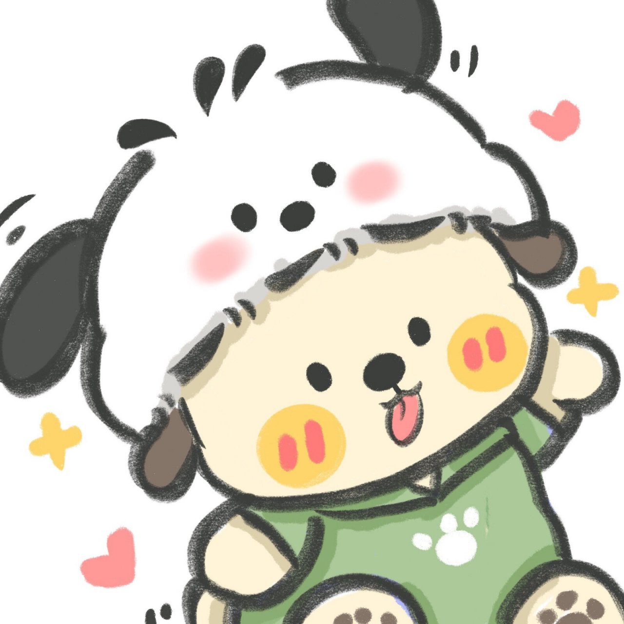 三丽鸥可爱头像分享|情侣or姐妹 超级可爱的!(侵删