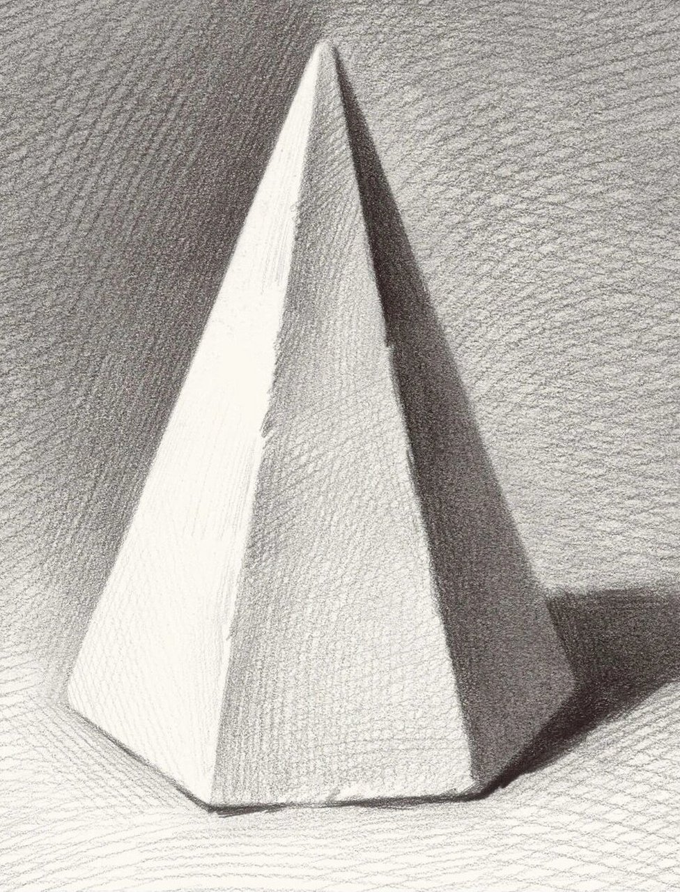 四棱锥素描画法 世界是否美好,不在于世界,在于你