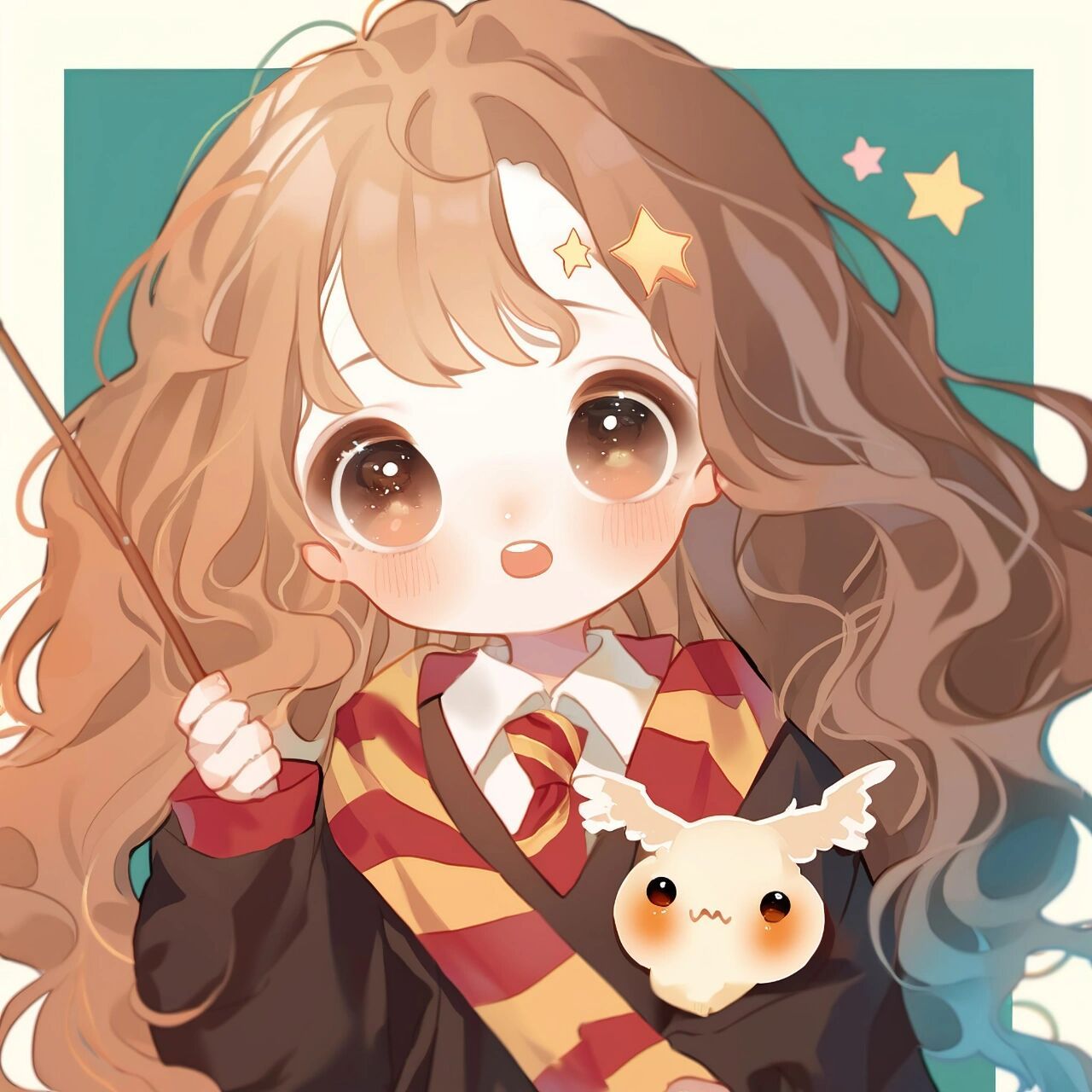 nijijourneyai头像vol.29 哈利波特格兰芬多 哈利波特的可爱风格头像.