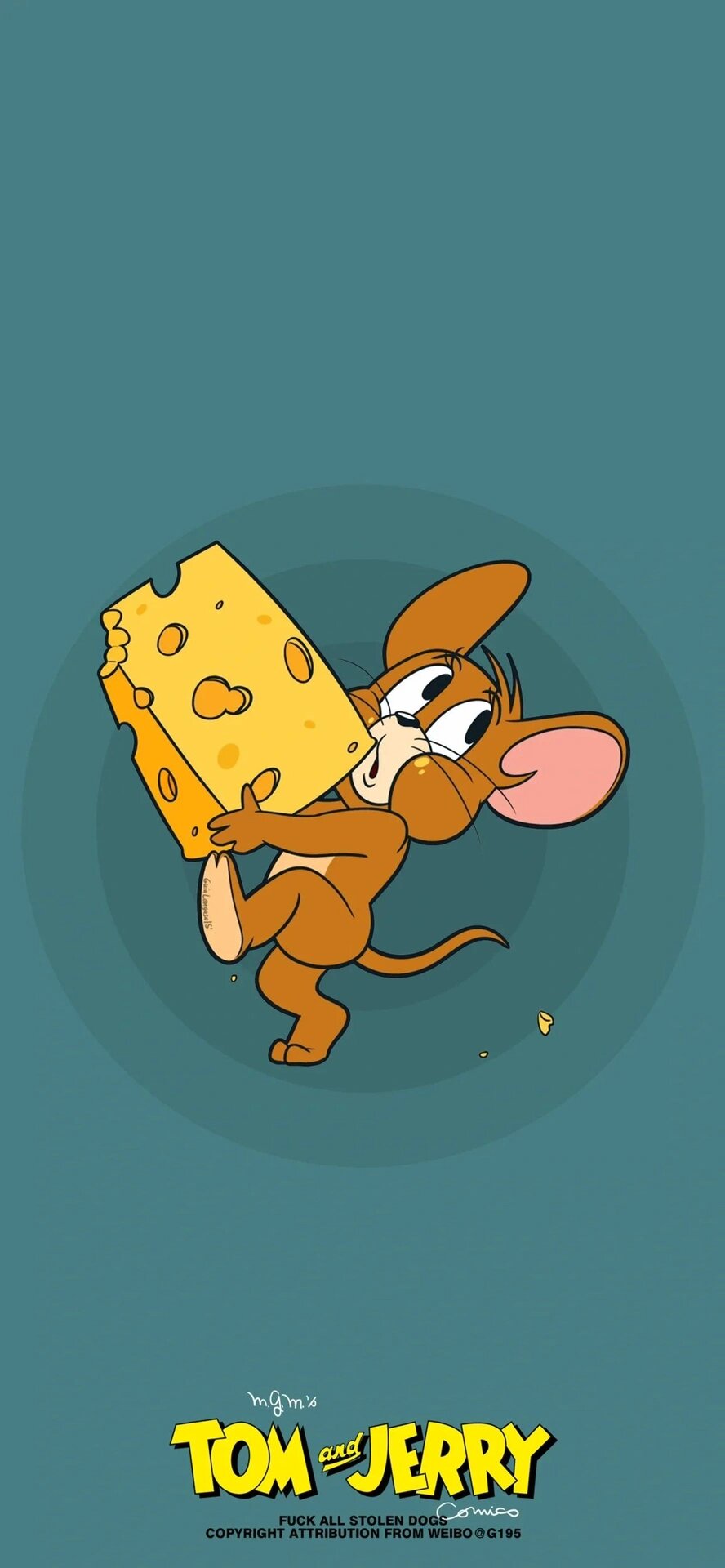 超级可爱猫和老鼠手机壁纸