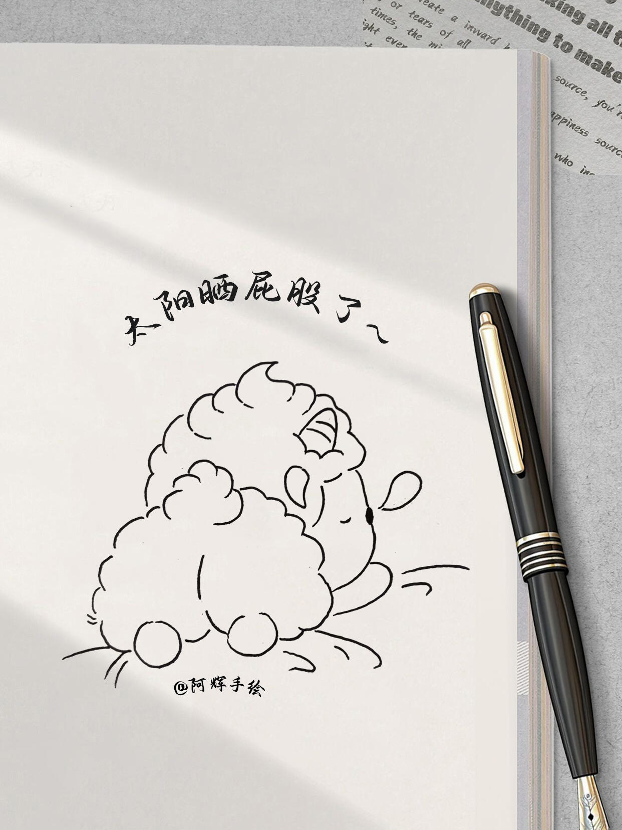 🌞太阳晒屁股了