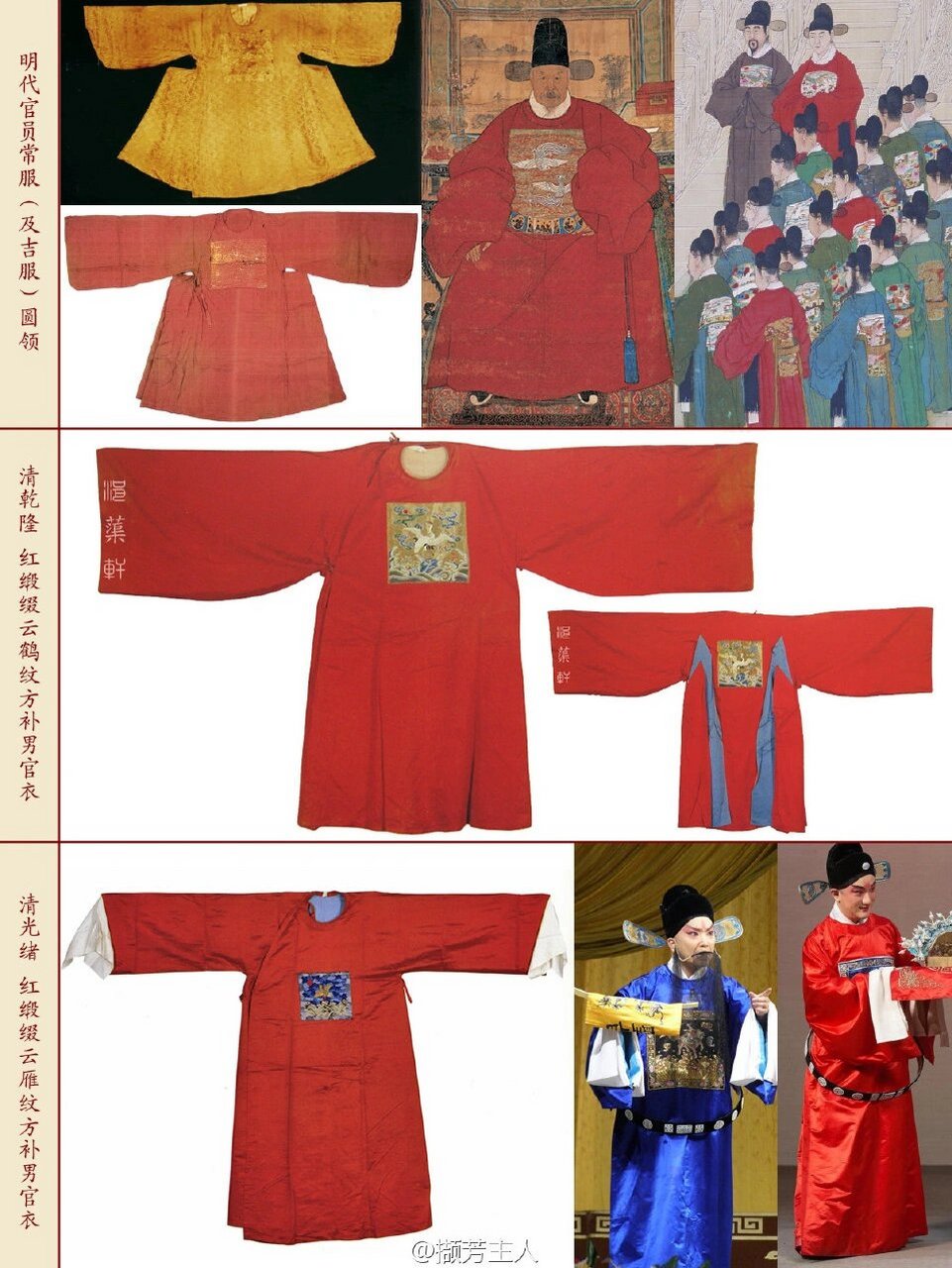 乌纱帽,圆领袍(明朝官员常服) 【乌纱帽】明代官员穿常服,吉服,素服时