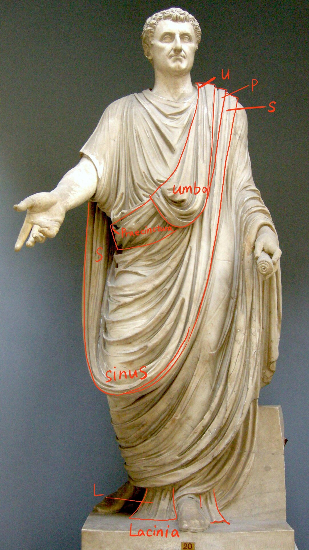 古罗马人的衣服连个布褶都有名字?
