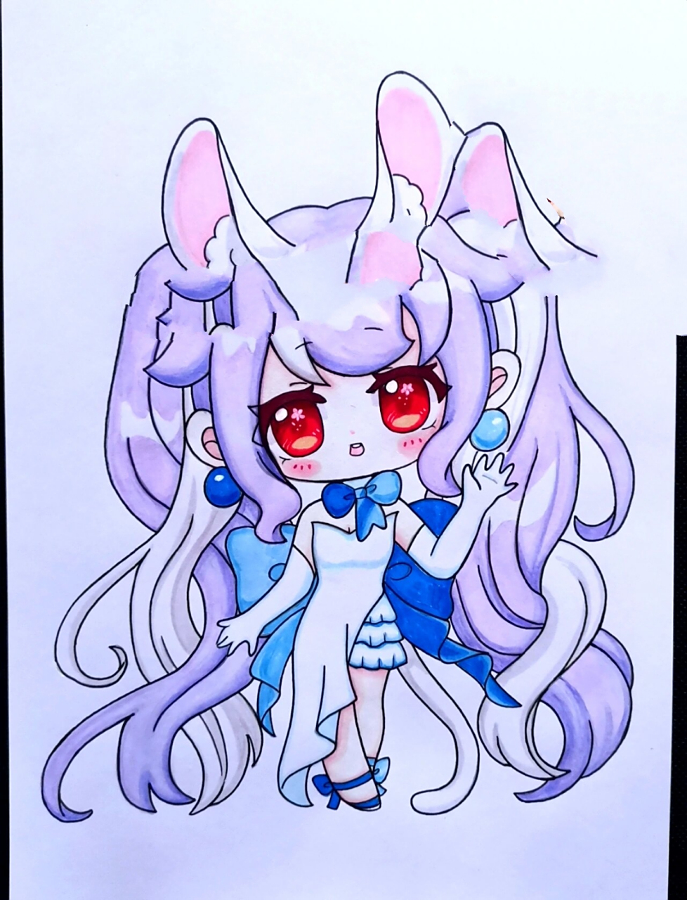 十二星座双子座女孩原创手绘简笔画画的日常 原创(第5幅) 十二星座