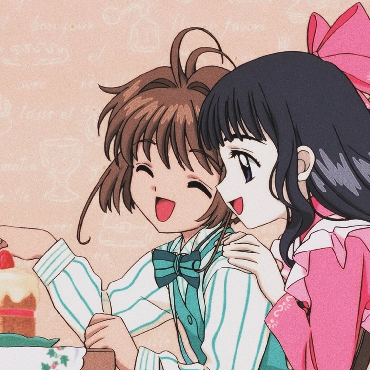 「闺蜜头像」"快和小樱知世一起做蛋糕" ☆番:人物