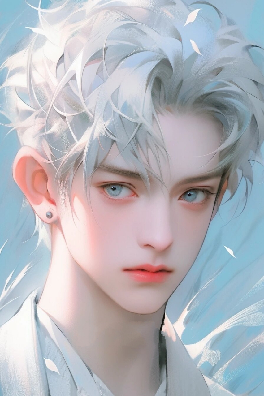 白发帅哥 | 高级 冷色 仙气